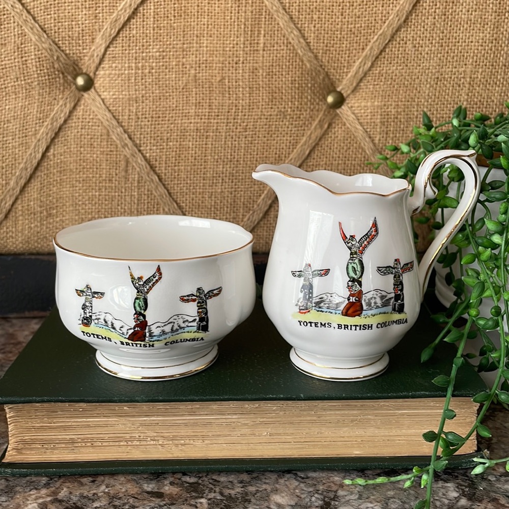 Vintage Royal Albert cream and sugar
